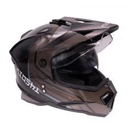 Шлем KIOSHI Fighter 802 мотард с очками Шлем KIOSHI Fighter 802 мотард с очками